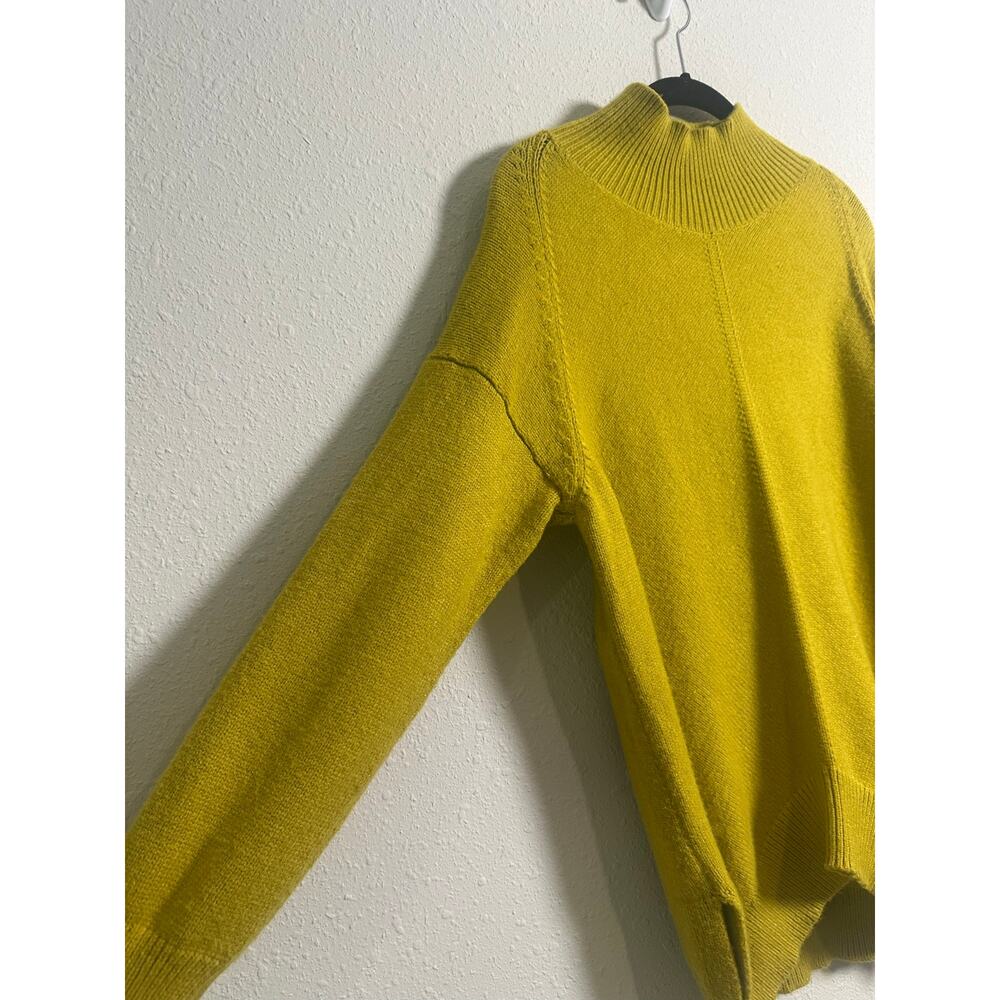 Anthropologie Maeve Crystal Tunic Sweater ribbed mock neckline XS - Picture 3 of 7